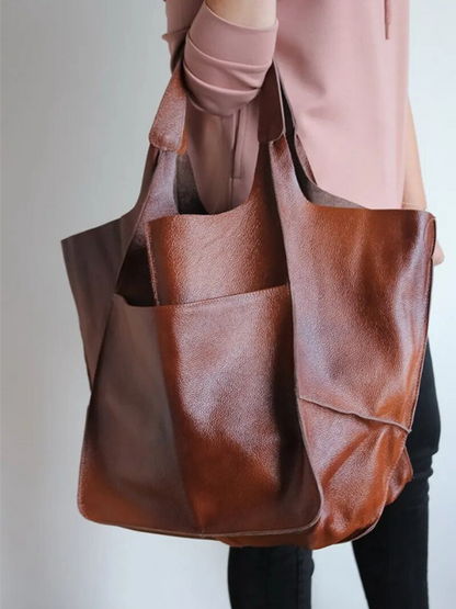 Variant image for Dam Strandklänning Vintage Stil PU-Läder Elegant Sommerklänning-4