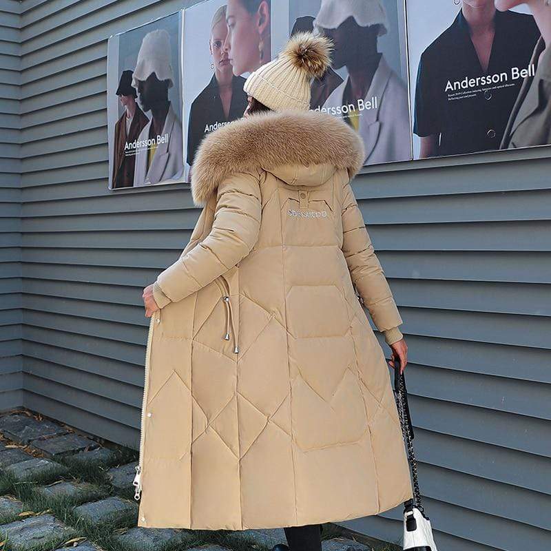 Dam Vinterjacka Klassisk Design Vattentålig Polyester-2