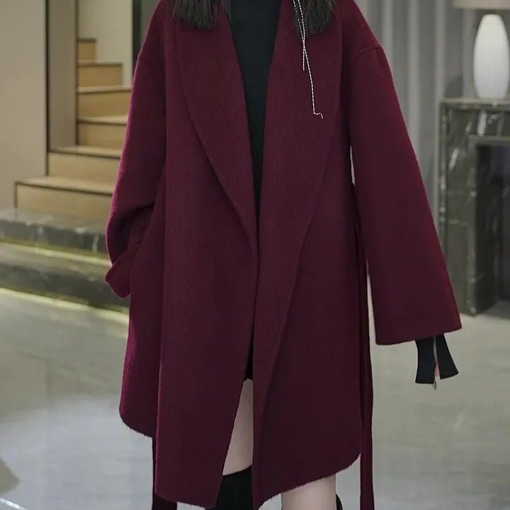 Kvinnors Elegant Klänning Linne Tidlös Design-5