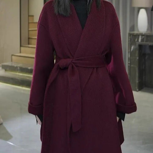 Kvinnors Elegant Klänning Linne Tidlös Design-1