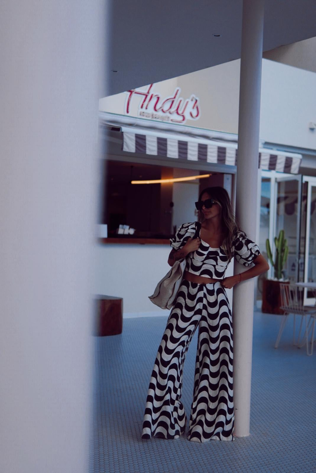 Dam Festtoppar med Ballongärmar i Mjuk Bomull-1