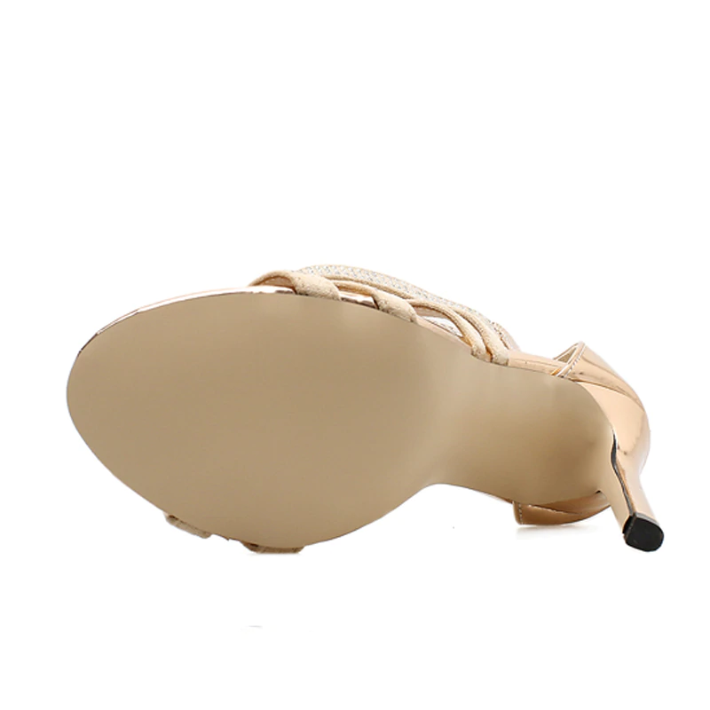 Dam Sandaler Gladiatorer Stiletto Syntetiskt Läder-5