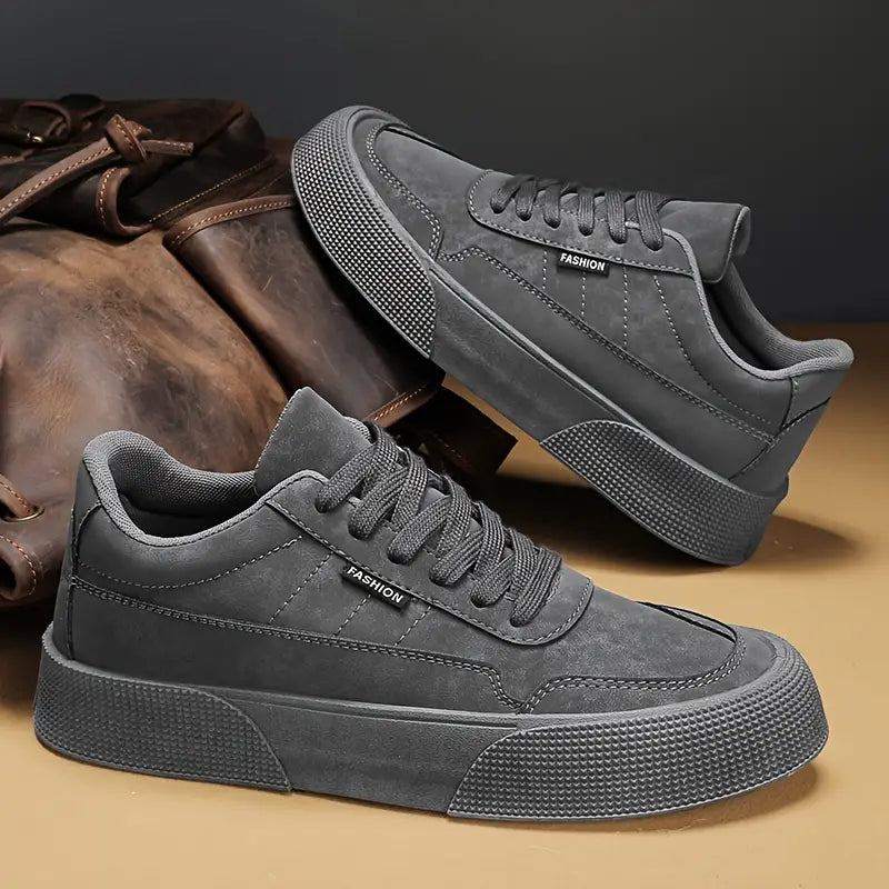 Herrskor Platta Skor Trendig Design Syntetisk Läder-4