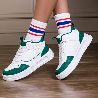 Variant image for Kvinnors High-Top Sneakers Trendig Textil Syntet-10