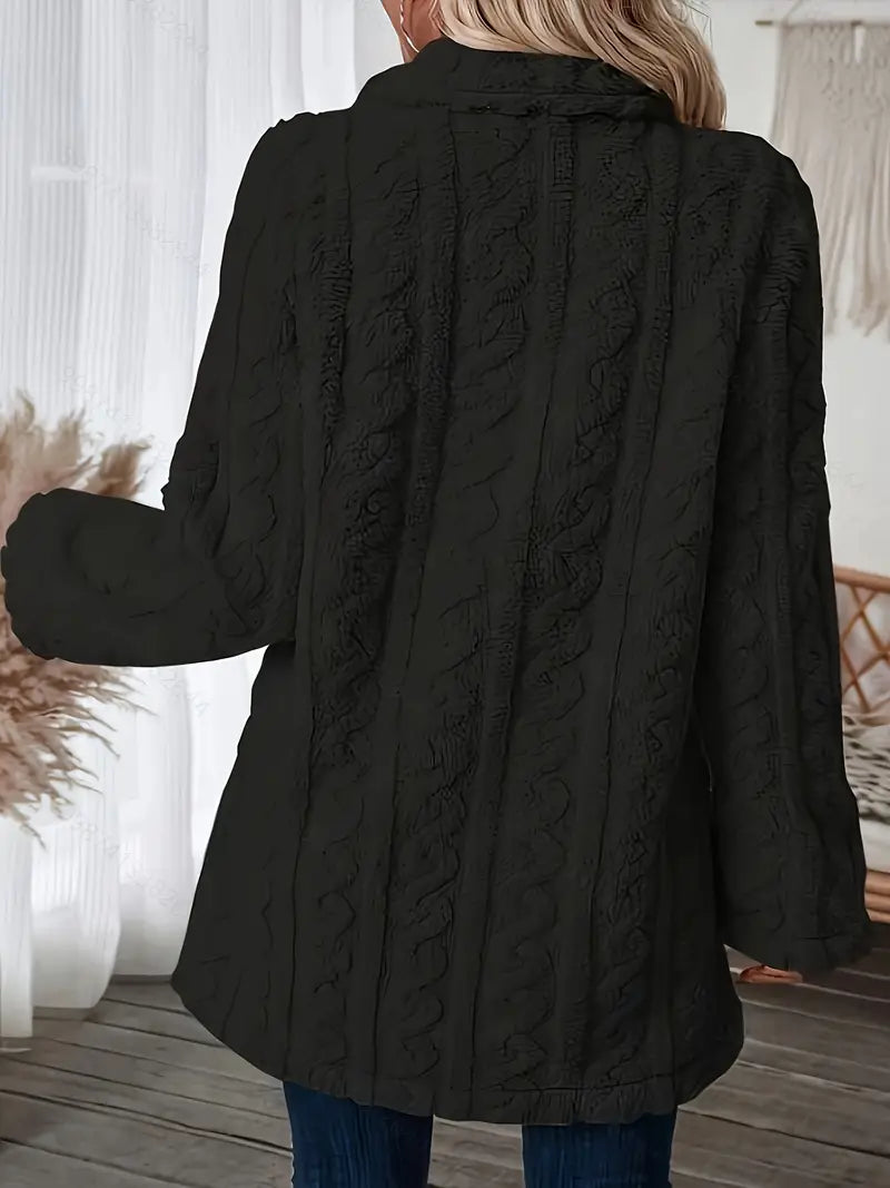 Damjacka Teddy med Långa Ärmar i Polyester för Dam 4