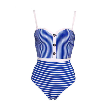 Variant image for Baddräkt Dam Randig Shaping Polyester Spandex-2