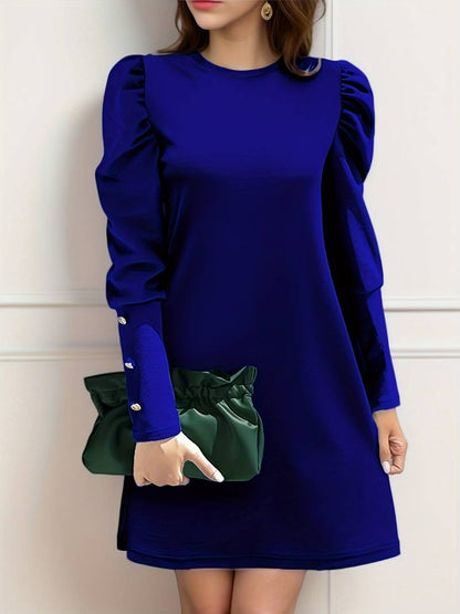 Variant image for Fina Dam Klänningar med Vackert Utformade Ärmar Andningsbart Tyg-25