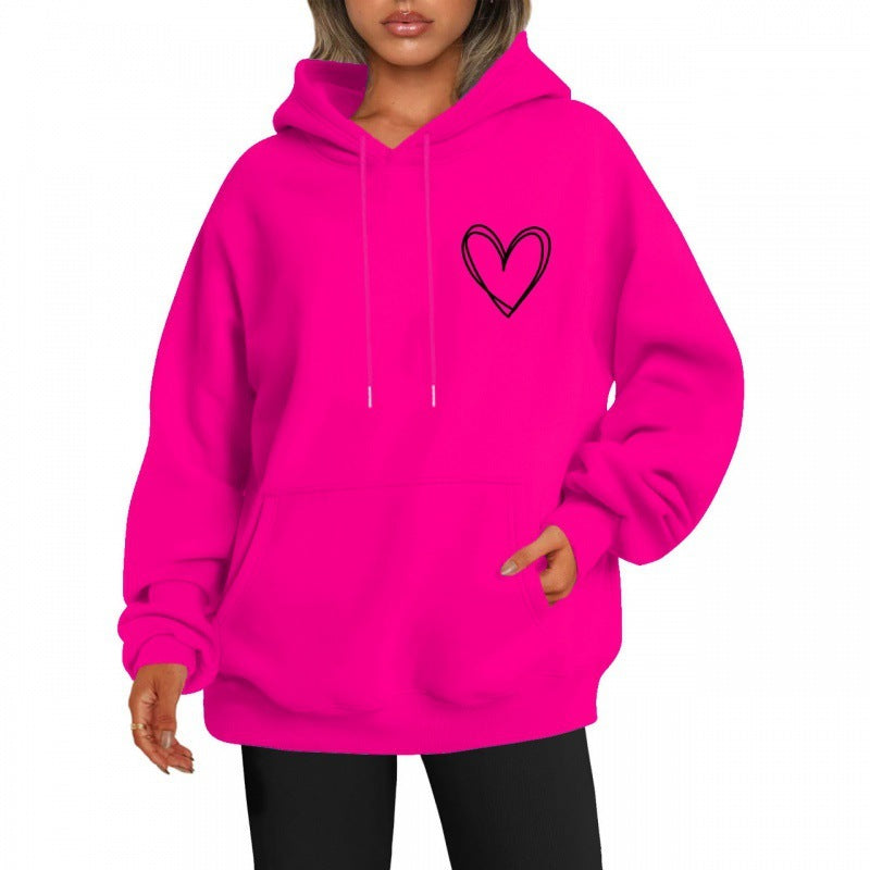 Variant image for Lång Hoodie Dam Avslappnad Design 100% Bomull-73