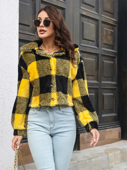 Dam Kappa Klassisk Design Högkvalitativt Material Vinterkappa 4