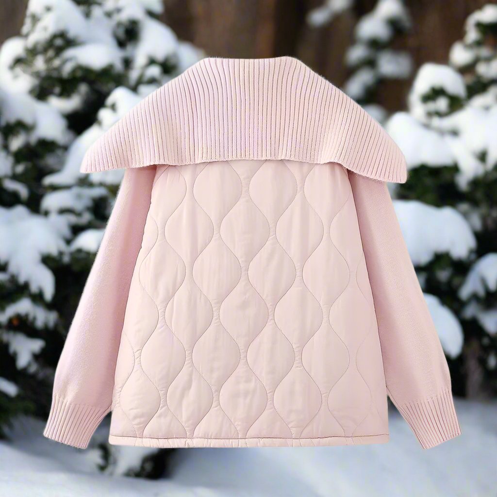 Kvinnors Stickrock Elegant Tjock Stickad Vinterdesign-2