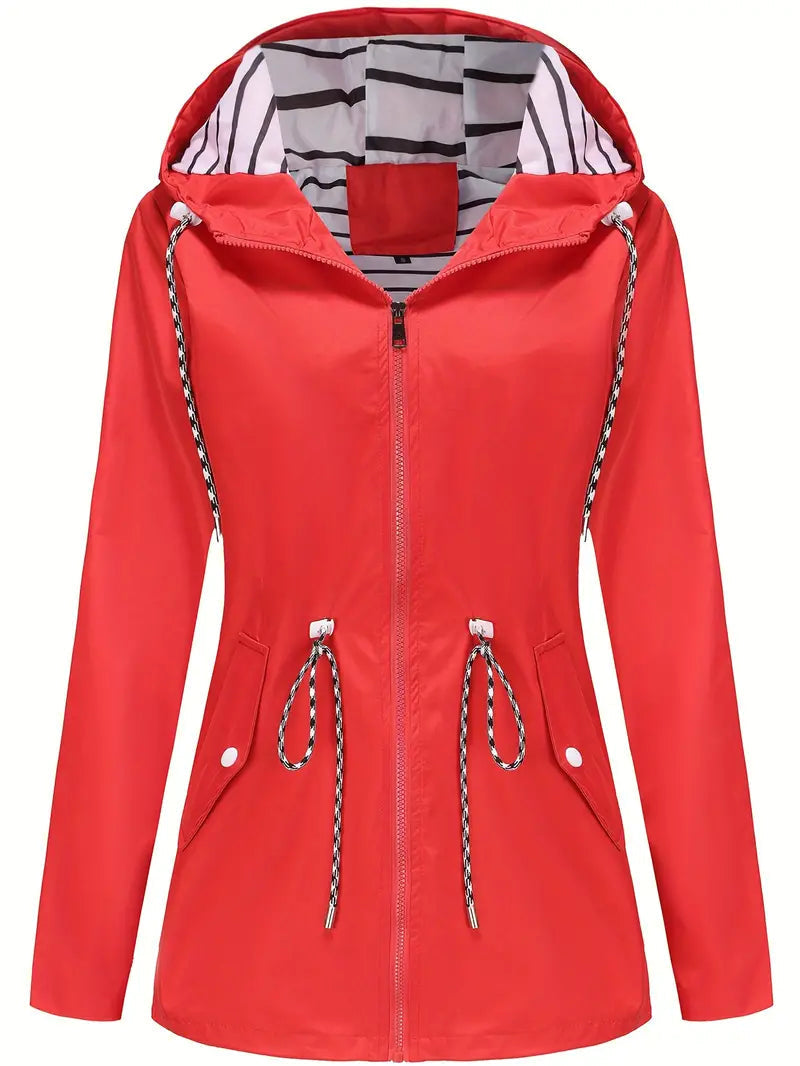 Variant image for Damjacka Zip-Up med Foder för Kalla Höst- och Vinterdagar-11