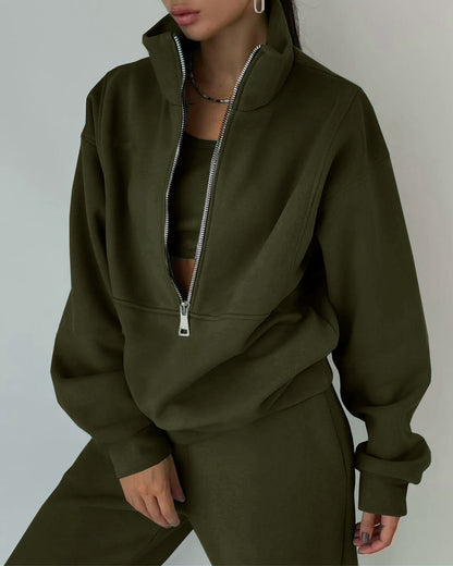 Variant image for Dam Träningskläder Uppsättning Hoodie och Joggingbyxor Polyester och Bomull-46