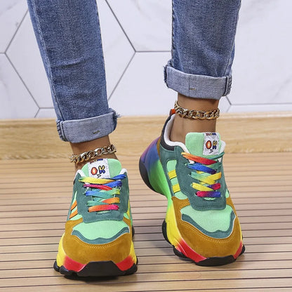 Dam Sneakers Ortopedisk Design Super Light Andningsbart Tyg 9