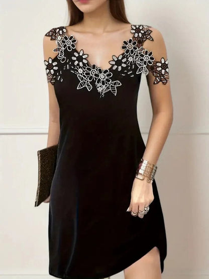 Variant image for Fina Damklänningar med Vackra Ärmar Lätt Material-1