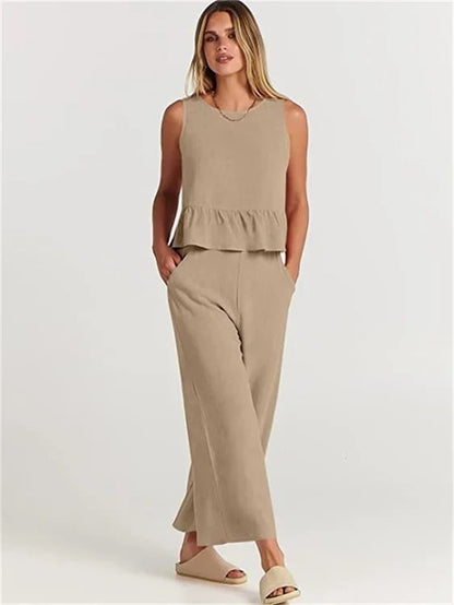 Variant image for Kvinnors Sommaruppsättning Bekväm Design Högkvalitativt Tyg-5