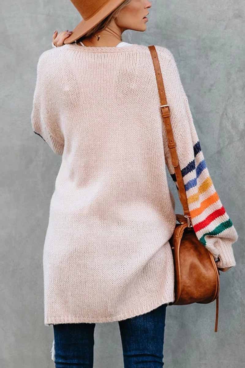 Dam Löst Stickad Kappa Elegant Akryl 3