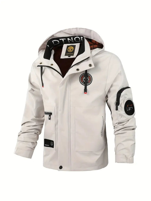 Herrjacka Vinter Mid Stretch Zip Up Vattentålig Polyester-1