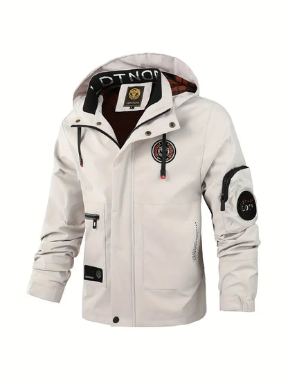 Herrjacka Vinter Mid Stretch Zip Up Vattentålig Polyester-2