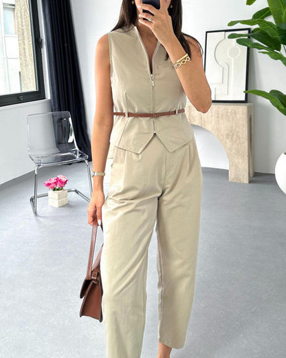Tvådelat Set Dam Chic Design Polyester och Bomull 3