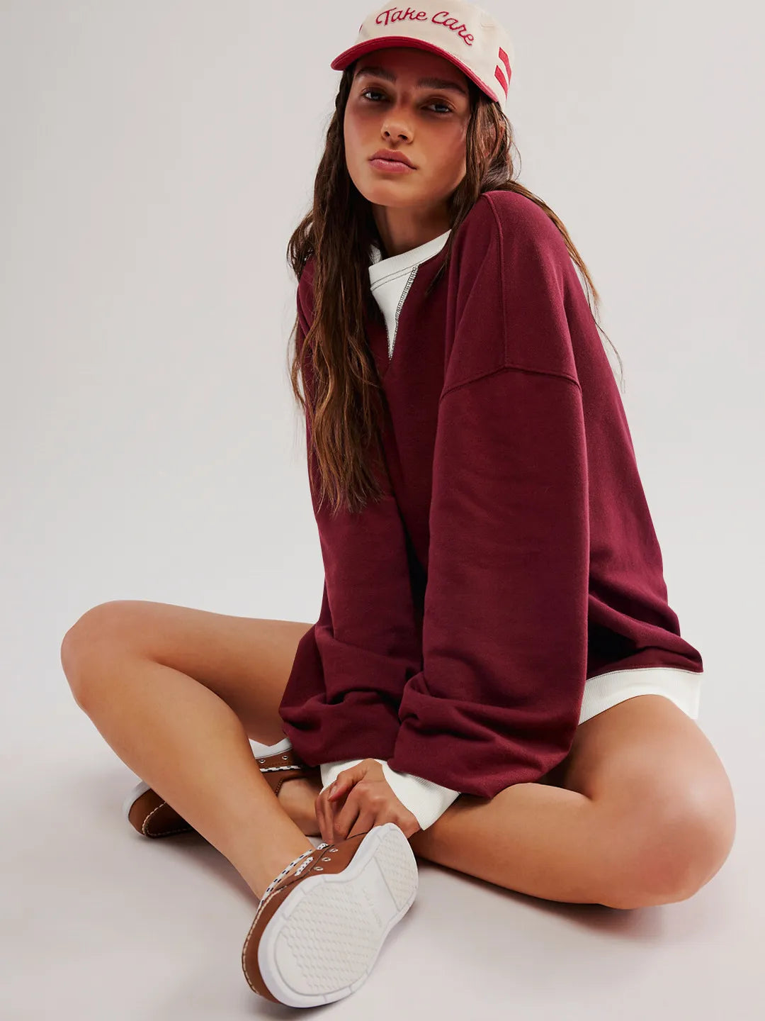 Dam Tröja Lykta Ärmar Färgglad 100% Mjuk Bomull-4