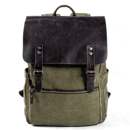 Variant image for Unisex Ryggsäck Vintage Wolff-Canvas med Justerbara Axelremmar-3