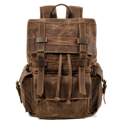 Variant image for Unisex Ryggsäck Vaxad Bomull Praktisk Stilren-2
