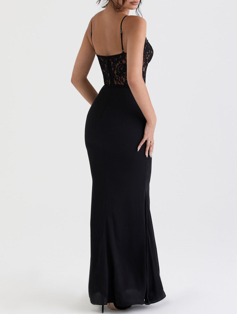 Dam Klänning Elegant Luftig Design Polyester-2