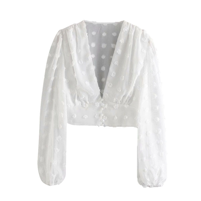 Variant image for Dam Topp Avslappnad Sommarstil Lätt Bomull-4