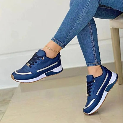 Variant image for Kvinnors Sneakers Stilren PU Design Ergonomisk Komfort-20