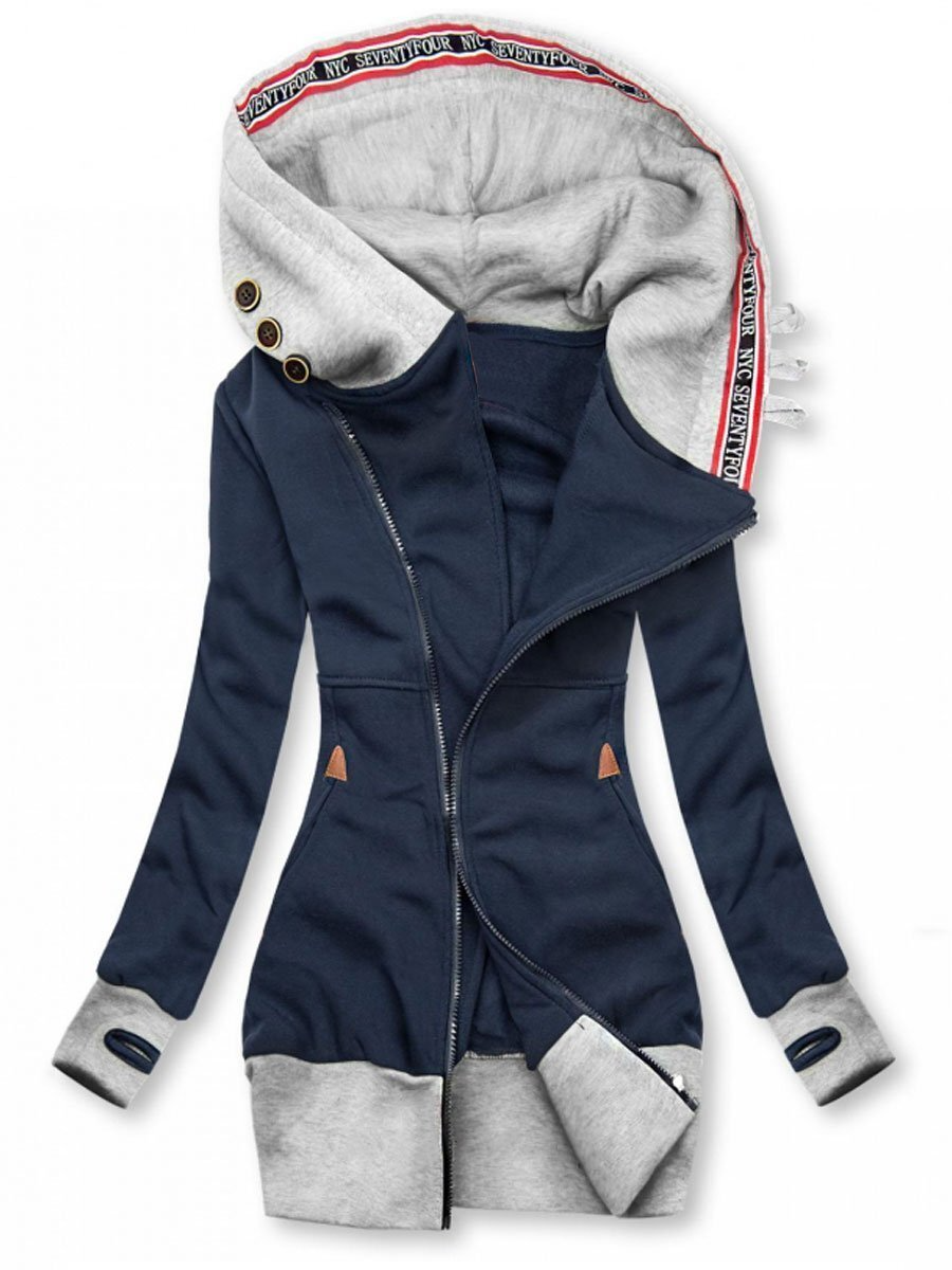 Dam Skjorta Avslappnad Bomull Elegant Design-1