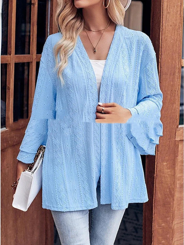 Variant image for Dam Kofta Avslappnad Stil 100% Bomull Högkvalitativt Material-6