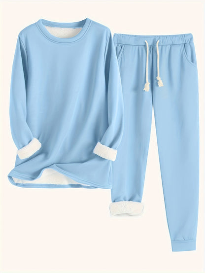 Variant image for Dam Fleece Set Avslappnad Design Mjuk Fleece-31