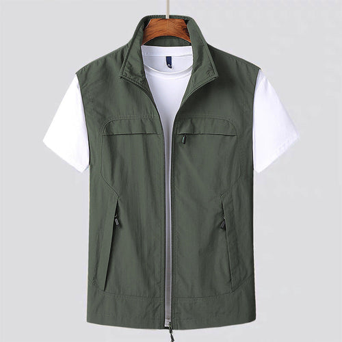 Herren Utomhusväst Funktionell Design Hållbart Polyester-1