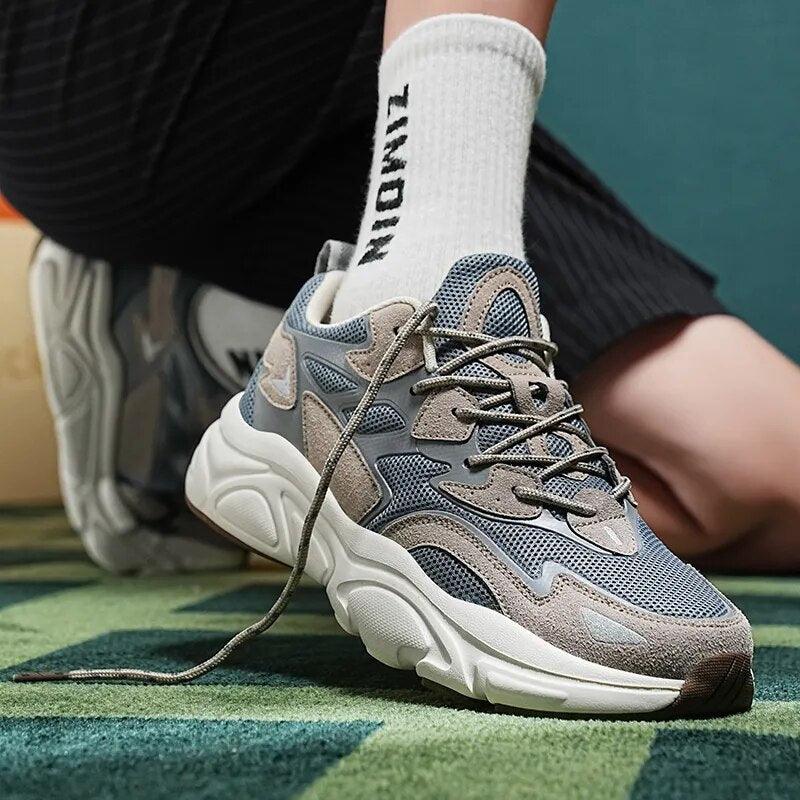 Variant image for Herrskor Chunky Sneakers Andningsbart Nät Textil Syntet-4