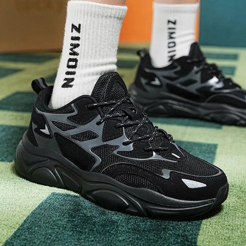 Variant image for Herrskor Chunky Sneakers Andningsbart Nät Textil Syntet-12