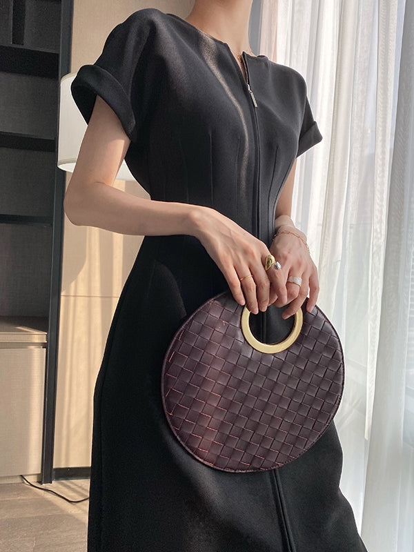 Kvinnors Aftonklänning Lång Figurnära Polyester med Blixtlås-2