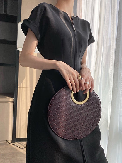 Kvinnors Aftonklänning Lång Figurnära Polyester med Blixtlås-2