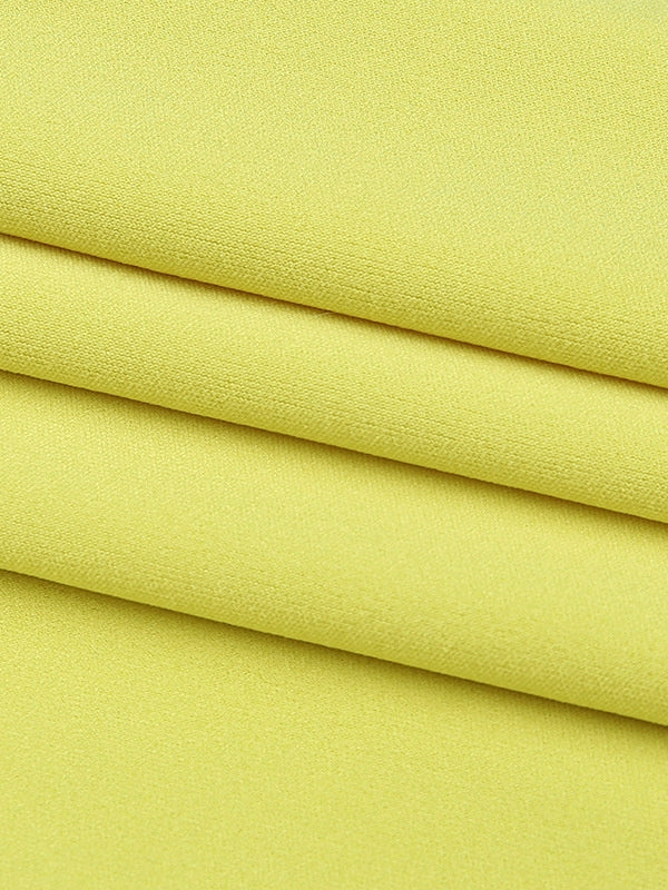 Kvinnors Midi Klänning V-ringning Spaghetti-bärare Polyester Spandex-4