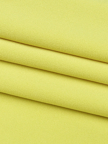 Kvinnors Midi Klänning V-ringning Spaghetti-bärare Polyester Spandex-4