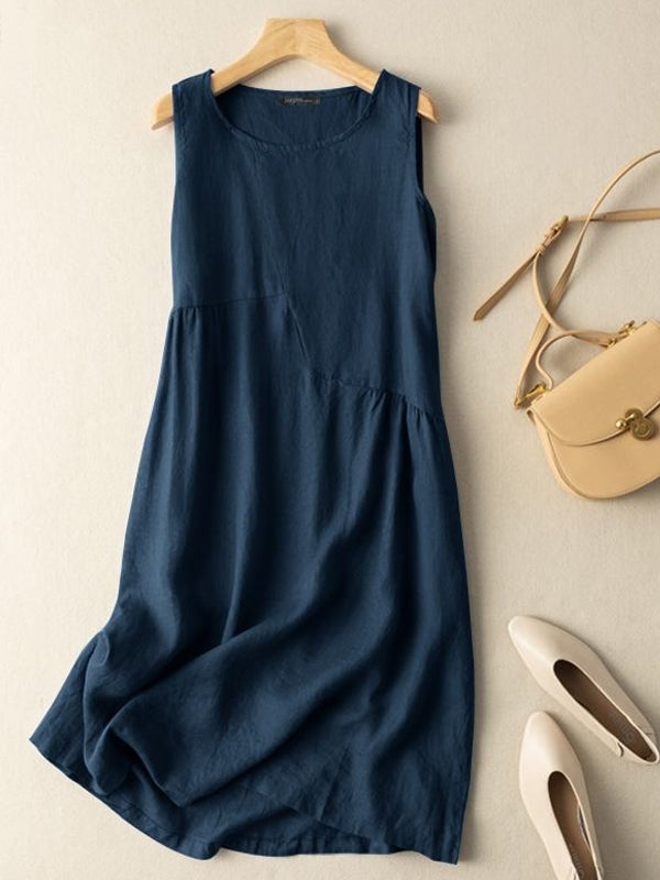 Variant image for Dam Klänning Midi Oversize Bomull-25