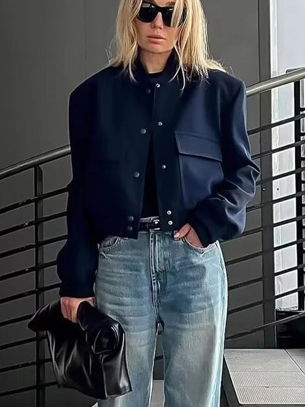 Damjacka Långärmad Zipjacka Urban Bomber Polyester-6