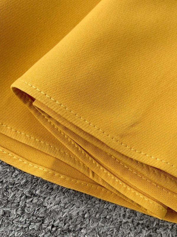 Dam Klänning Midi V-ringad Ärmlös A-linje Polyester 4