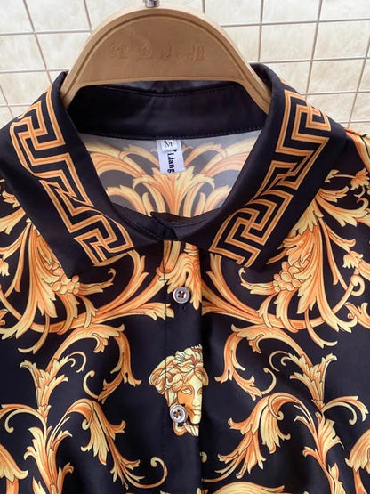 Fina Dam Klänningar A-Linje Midi Klänning Bomull Polyester-4