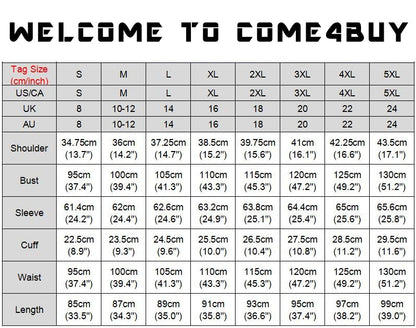 Dam Maxi Klänning Långärmad Med Fickor Av Bomull och Polyester-6