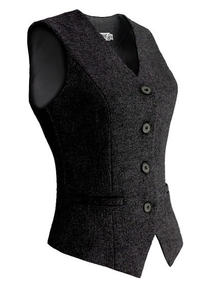 Damjacka V-ringning Professionell Polyester för Dam-2