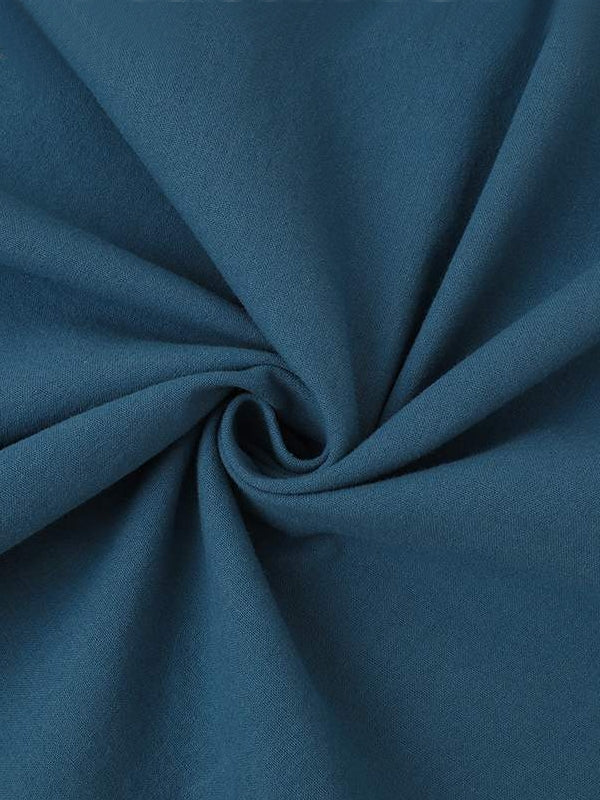 Dam Klänning Midi Oversize Bomull-6