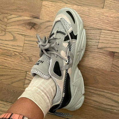 Dam Sportskor Chunky Plattform Andas PU-material-3