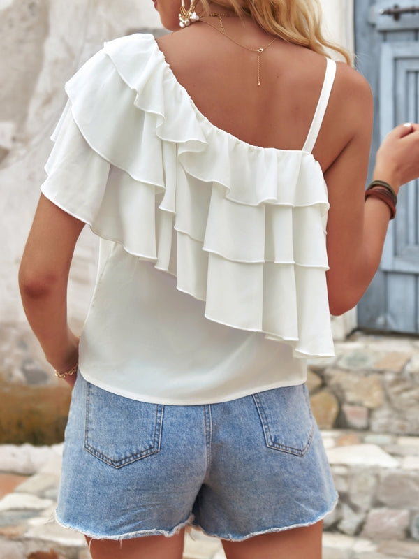 Damblus Halterneck Ruffled Polyester 3