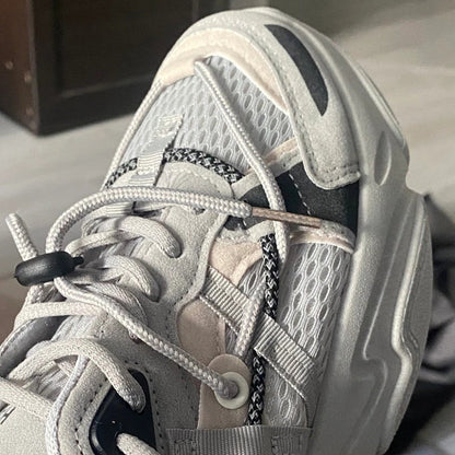 Dam Sportskor Chunky Plattform Andas PU-material-6