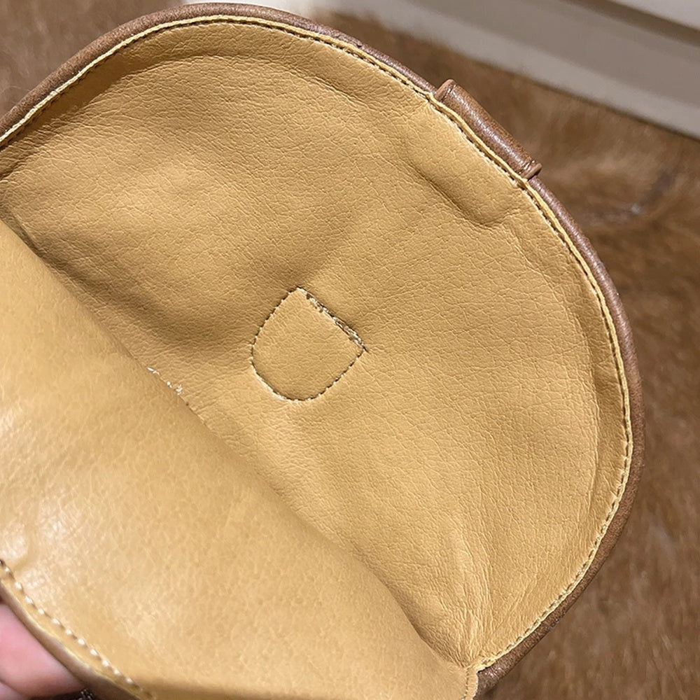 Dam Ankelboots Retro Broderade PU-Läder Med Gummisula 6